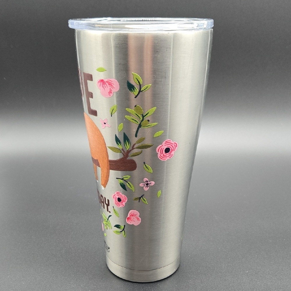 Tervis Stainless Steel Tumbler with Sloth and Floral Design - Picture 2 of 9